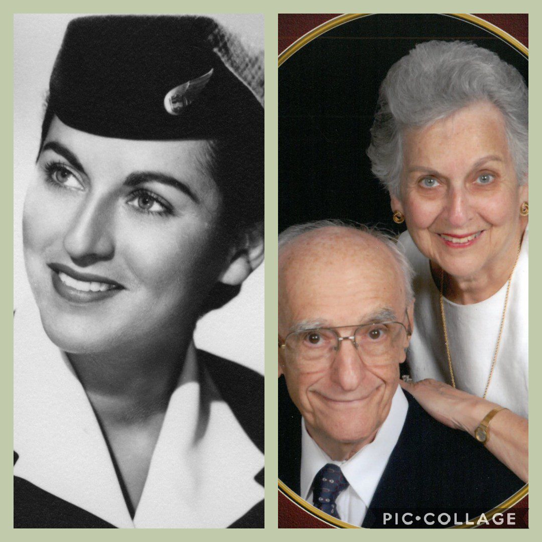 Two photos of an older man and an older woman.