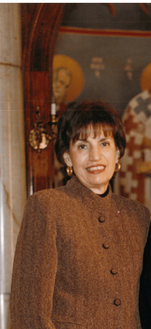 A man and a woman standing next to each other.