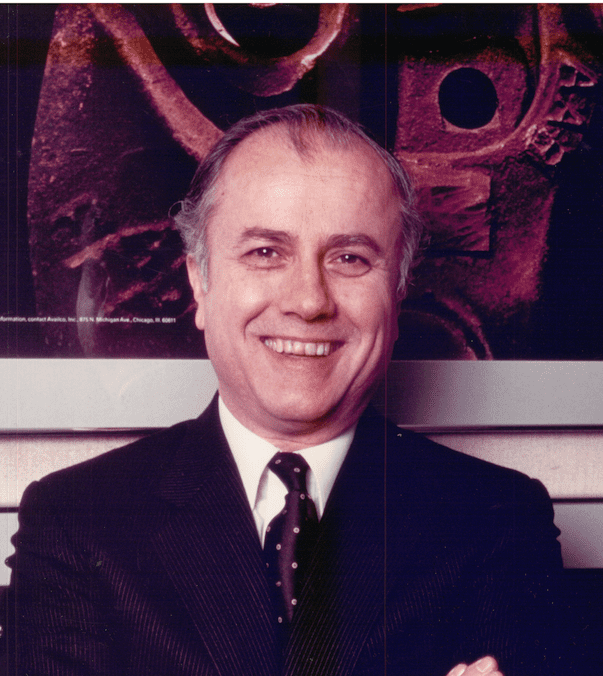 A man in a suit and tie.