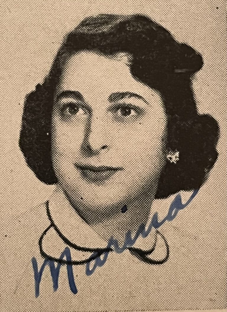 A black and white photo of a woman with a collar.